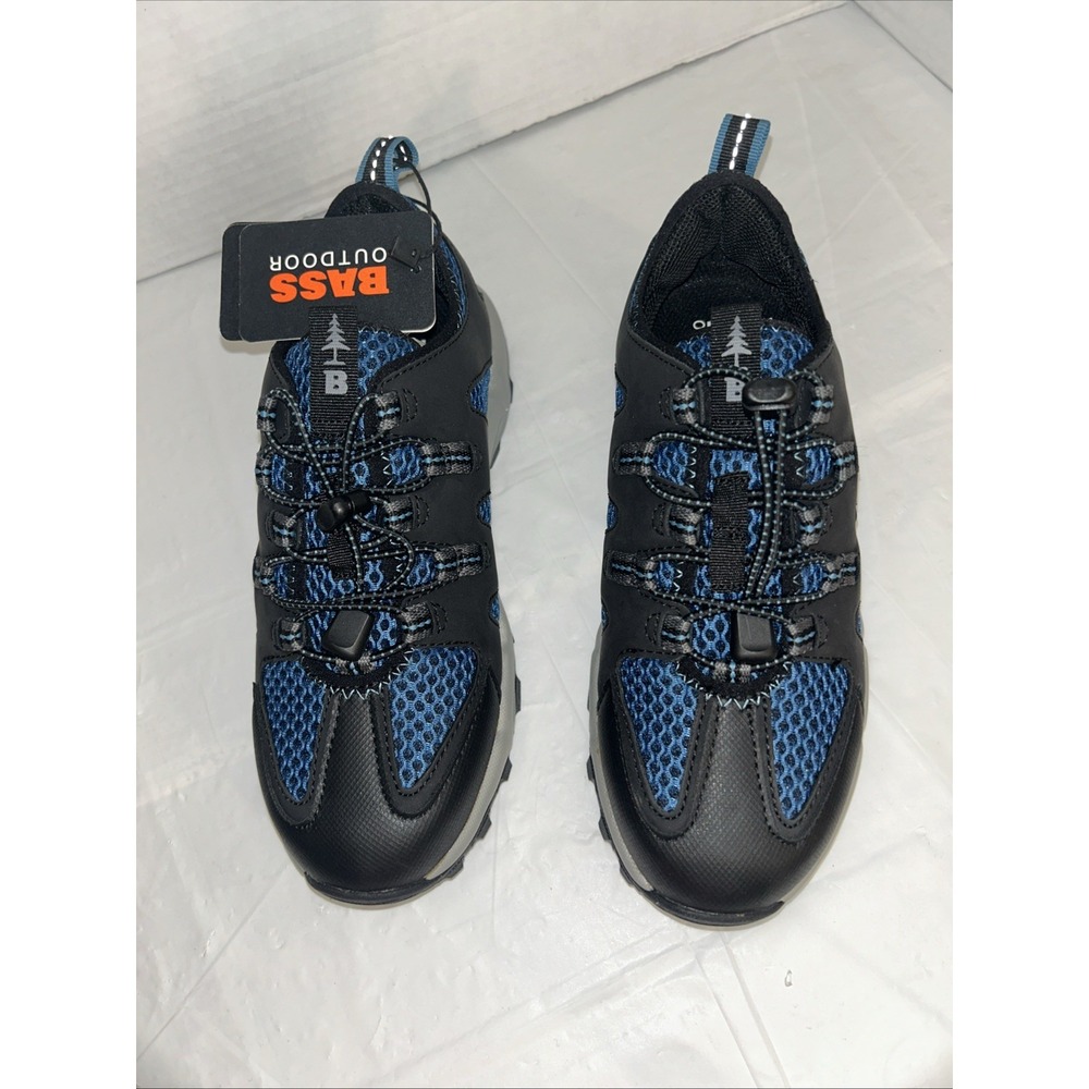 BASS OUTDOOR Women's Aqua Mesh Hiking Shoes Trail Sneakers size 6.5 Ensign Blue